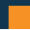 FRENCH NAVY-NEON ORANGE 535