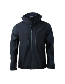 Μπουφάν softshell sport 3 layers με κουκούλα Fageo - 00011