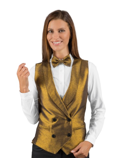 Unisex Χρυσό Γιλέκο Κοστουμιού Σταυρωτό - 033344