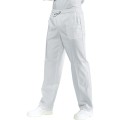Παντελόνι Νοσηλευτών/Μαγείρων - Σεφ Unisex Λευκό Βαμβακερό 100% ISACCO - 044000