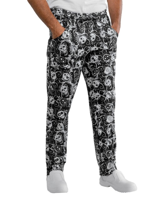 Παντελόνι Μαγείρων/Σεφ Unisex Skull ISACCO - 044576