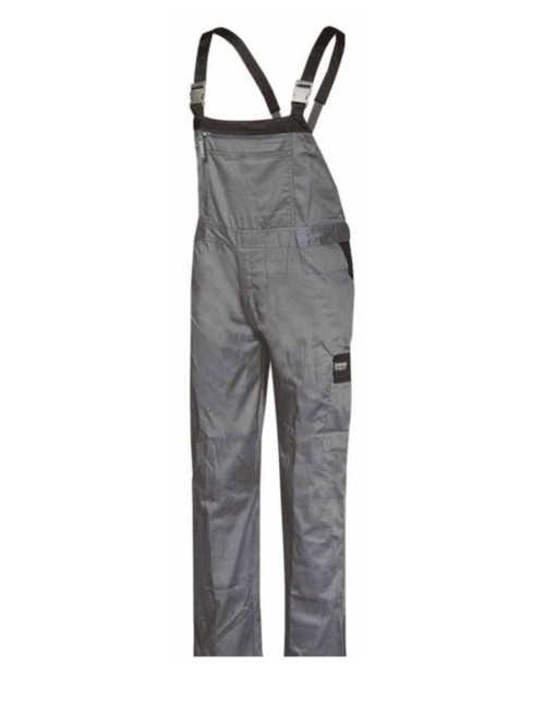 Fageo Φόρμα Εργασίας με Τιράντες - 046 Γκρι/Μαύρο