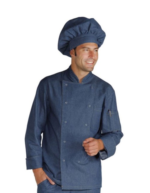 Μαγειρική Μπλούζα Ανδρική Μπλε Jean - 057077