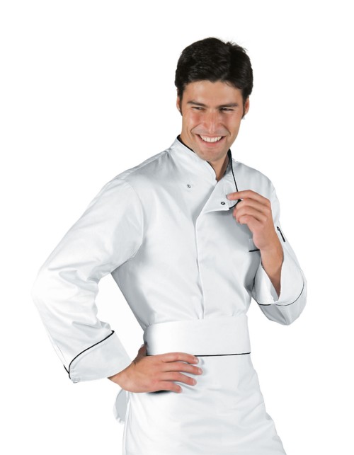 Μπλούζα/Σακάκι Unisex Μαγειρικό Chef Λευκό Μακρυμάνικο - BILBAO