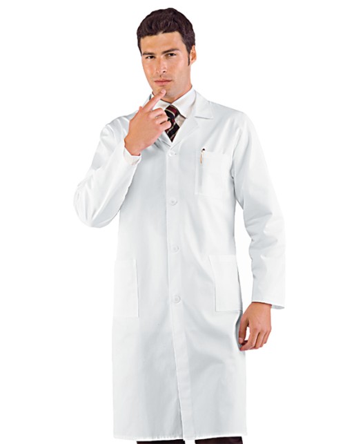 ISACCO Νοσηλευτική Μπλούζα Μακρυμάνικη Unisex Λευκή 110 cm - 060100