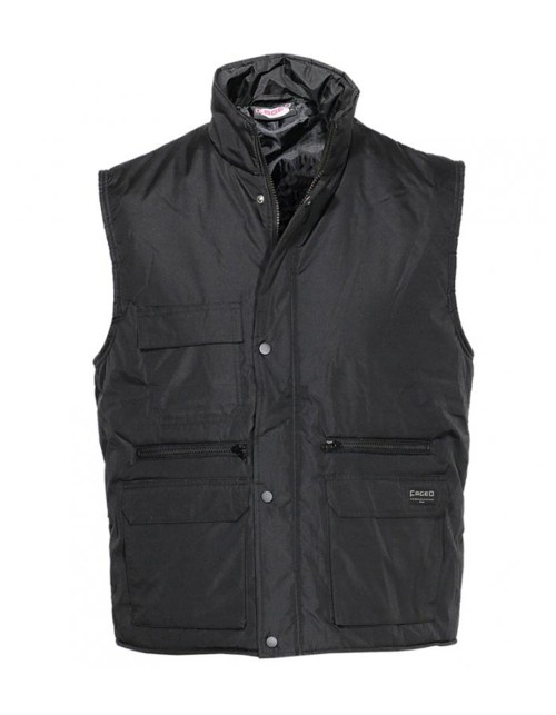 Αδιάβροχο Γιλέκο Εργασίας Fageo - 068 Μαύρο