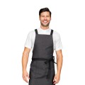Στηθούρι Μαύρη Τζιν Ποδιά Barista Isacco - 088541