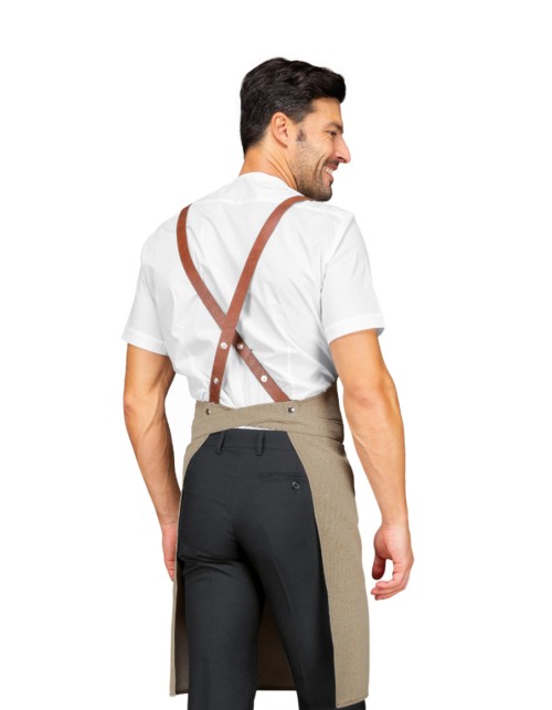 Στηθούρι Μπεζ Ποδιά Barista Isacco - 088616