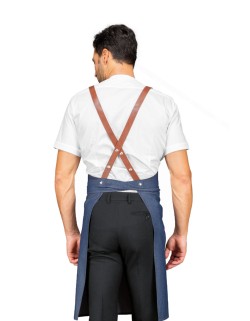Στηθούρι Μπλε Τζιν Ποδιά Barista Isacco - 088677