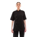 Σακάκι Σεφ/Μαγείρων Ideal Press Μαύρο Unisex με Κοντά Μανίκια - Sauté