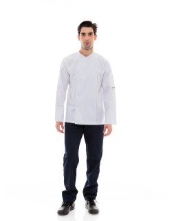 Σακάκι Μαγειρικό Ideal Press Unisex Μαύρο Μακρυμάνικο - Brunoise (New Stretch)