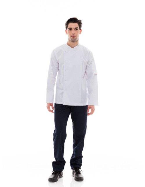Σακάκι Μαγειρικό Ideal Press Unisex Μαύρο Μακρυμάνικο - Brunoise (New Stretch)
