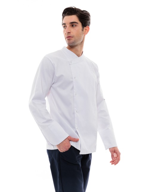 Σακάκι Μαγειρικό Ideal Press Unisex Μαύρο Μακρυμάνικο - Brunoise (New Stretch)