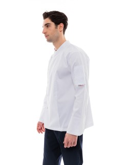 Σακάκι Μαγειρικό Ideal Press Λευκό Μακρυμάνικο - Concassé (Plus size)