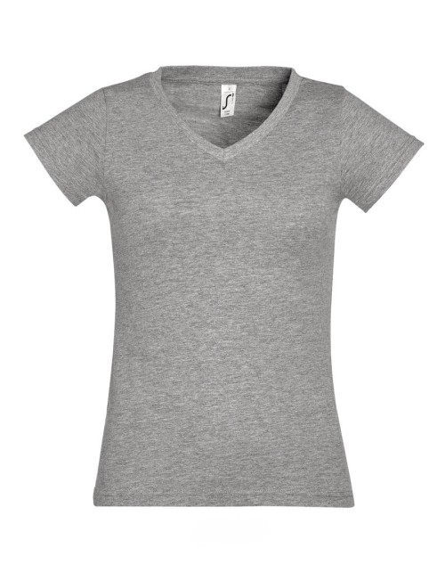 ΓΥΝΑΙΚΕΙΟ T-SHIRT ΜΕ ΛΑΙΜΟΚΟΨΗ «V» - MOON