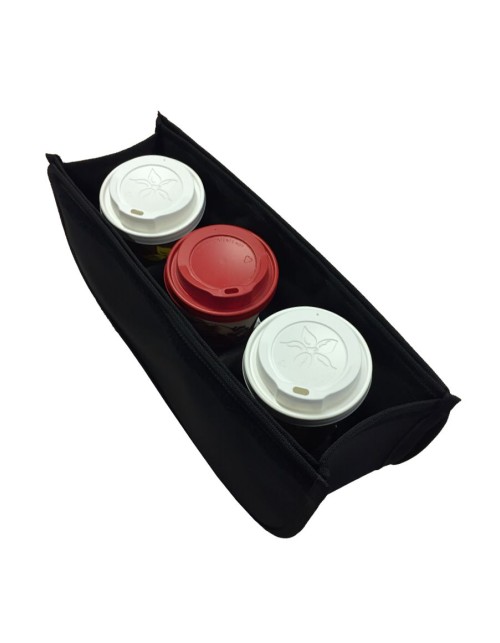 ΘΗΚΗ ΥΦΑΣΜΑΤΙΝΗ ΓΙΑ ΙΣΟΘΕΡΜΙΚΑ ΤΣΑΝΤΑΚΙΑ ΚΑΦΕ 3 ΘΕΣΕΩΝ ΜΑΥΡΗ