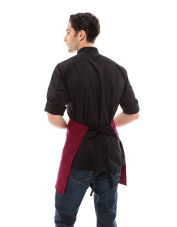 Ideal Press Κλασική Ποδιά Μέση/Γόνατο Μπορντό - 504 Burgundy