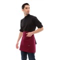 Ideal Press Κλασική Ποδιά Μέση/Γόνατο Μπορντό - 504 Burgundy