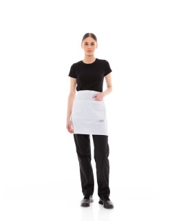 Ideal Press Κλασική Ποδιά Μέση/Γόνατο Λευκό - 504 White