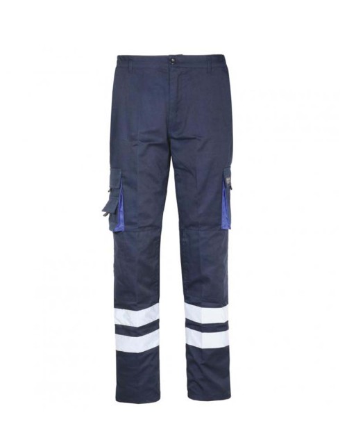 Παντελόνι Εργασίας με Ανακλαστικές Ταινίες FAGEO  - 507RT Μπλε