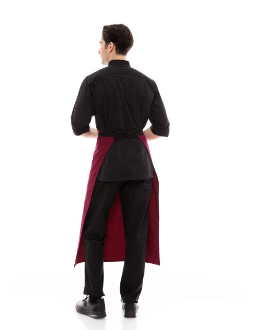 Μπορντό Ποδιά Μέσης Μακριά Service Κλασική - 512Α burgundy