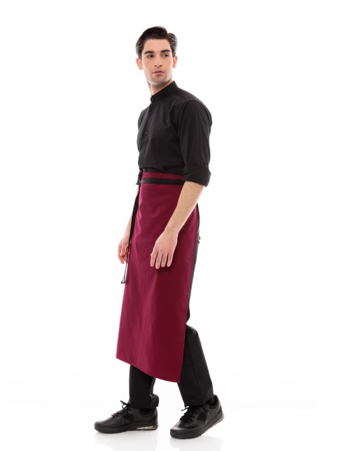 Μπορντό Ποδιά Μέσης Μακριά Service Κλασική - 512Α burgundy
