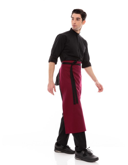 Μπορντό Ποδιά Μέσης Μακριά Service Κλασική - 512Α burgundy