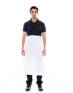 Λευκή Ποδιά Μέσης Μακριά Service Κλασική - 512Α white
