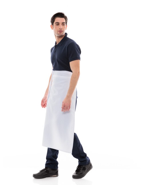 Λευκή Ποδιά Μέσης Μακριά Service Κλασική - 512Α white