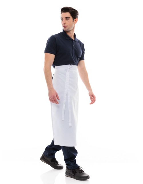 Λευκή Ποδιά Μέσης Μακριά Service Κλασική - 512Α white