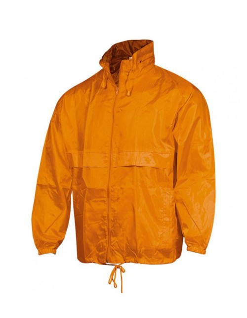 Αντιανεμικό Μπουφάν Εργασίας με Κουκούλα Fageo - 519 Πορτοκαλί