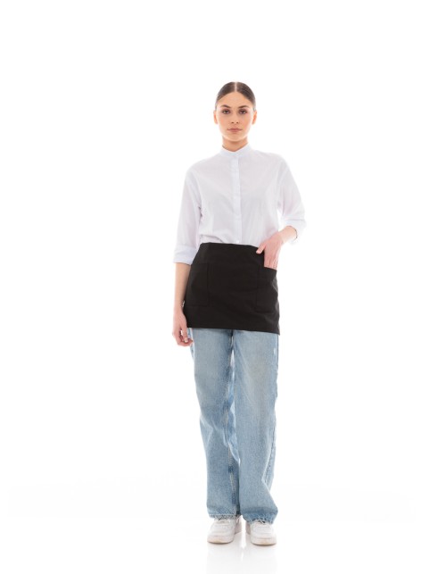 Ideal Press Ποδιά Μέσης Barista/Service - 522 Μαύρη