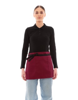 Ideal Press Ποδιά Μέσης Barista/Service - 522 Μπορντό