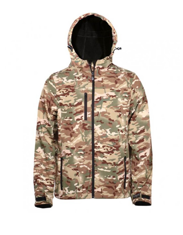 Μπουφάν Softshell Με Κουκούλα Fageo - 523CAM