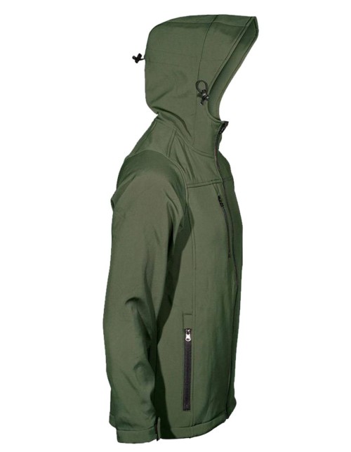 ΖΑΚΕΤΑ SOFTSHELL ΜΕ ΚΟΥΚΟΥΛΑ FAGEO ΧΑΚΙ - FAG523