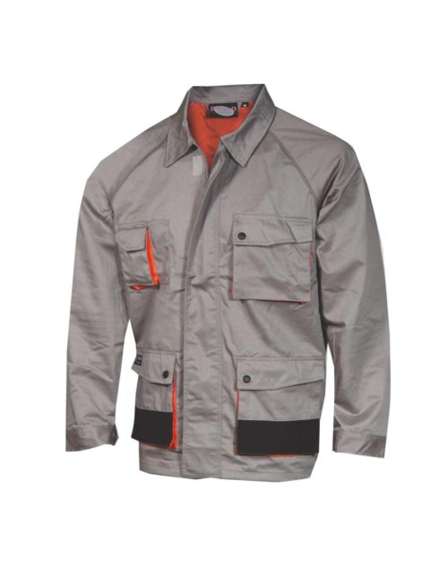 Μπουφάν/Σακάκι Εργασίας Fageo - 547 Γκρι/Πορτοκαλί