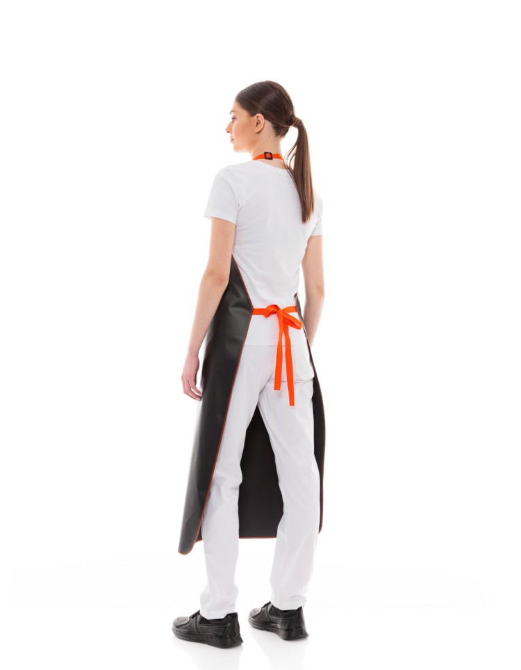 Μαύρη Αδιάβροχη Ποδιά Λάντζας Τροφίμων - 550black/orange Μαύρη Αδιάβροχη Ποδιά Λάντζας Τροφίμων - 550black/orange