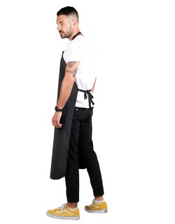 Μαύρη Αδιάβροχη Ποδιά Λάντζας Τροφίμων - 550black