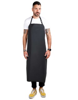 Μαύρη Αδιάβροχη Ποδιά Λάντζας Τροφίμων - 550black