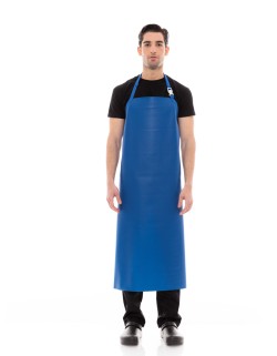 Μπλε Ποδιά Λάντζας Δερματίνης PVC - 560blue