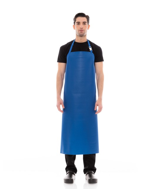 Μπλε Ποδιά Λάντζας Δερματίνης PVC - 560blue