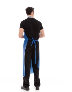 Μπλε Ποδιά Λάντζας Δερματίνης PVC - 560blue