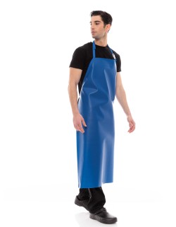 Μπλε Ποδιά Λάντζας Δερματίνης PVC - 560blue