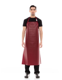 Μπορντό Ποδιά Λάντζας Δερματίνης PVC - 560burgundy
