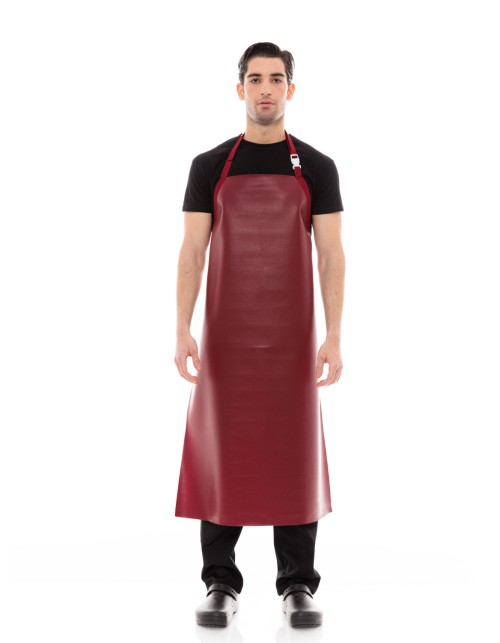 Μπορντό Ποδιά Λάντζας Δερματίνης PVC - 560burgundy