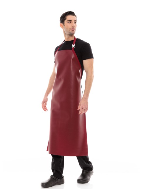 Μπορντό Ποδιά Λάντζας Δερματίνης PVC - 560burgundy