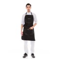 Ποδιά Σερβιτόρου/Barista με Μαύρο Τζιν & Μαύρη Τσέπη από Τεχνόδερμα - 590 Black Fakelos