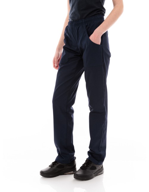 Παντελόνι Μαγείρων/Σεφ Unisex Navy Με Τρεις Τσέπες - 612slim