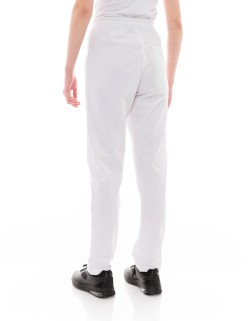 Παντελόνι Μαγείρων/Σεφ Unisex Λευκό Με Τρεις Τσέπες - 612slim