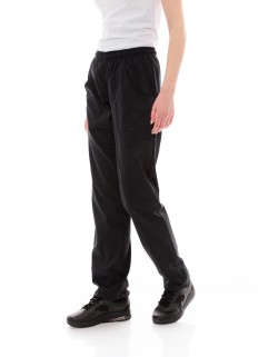 Παντελόνι Μαγείρων/Σεφ Unisex Μαύρο με Ελαστικότητα - 613elastan